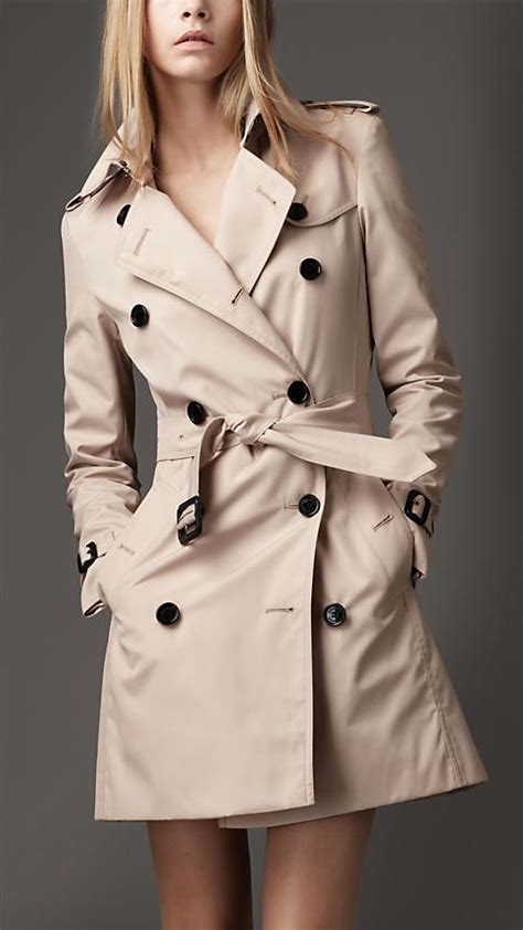 burberry short cotton blend heritage trench coat|burberry trench coat measurement chart.